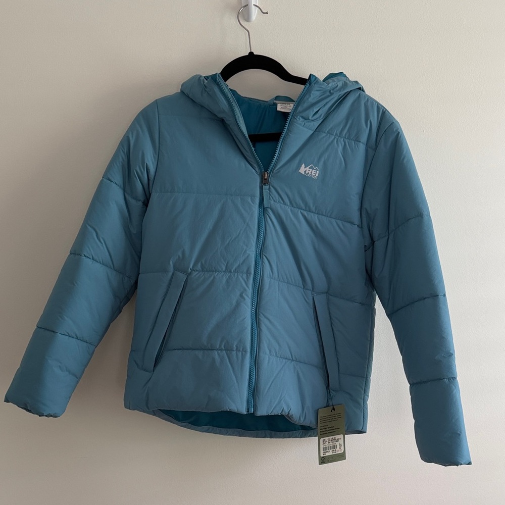 REI Kids Teal Puffer Jacket